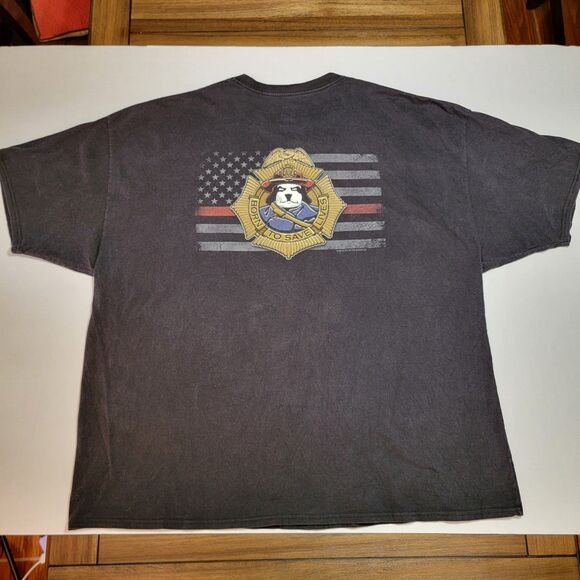 Hanes Big Dogs Graphic SS Tee "Born To Save Lives" Black - Size 4XL - Picture 2 of 5